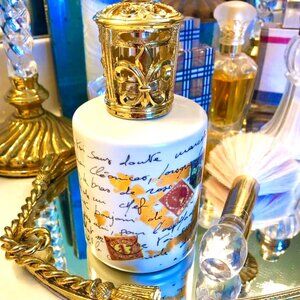 NWT LAMPE BERGER Paris Porcelain Fragrance Lamp Ltd Ed POEM by Stephano Poletti